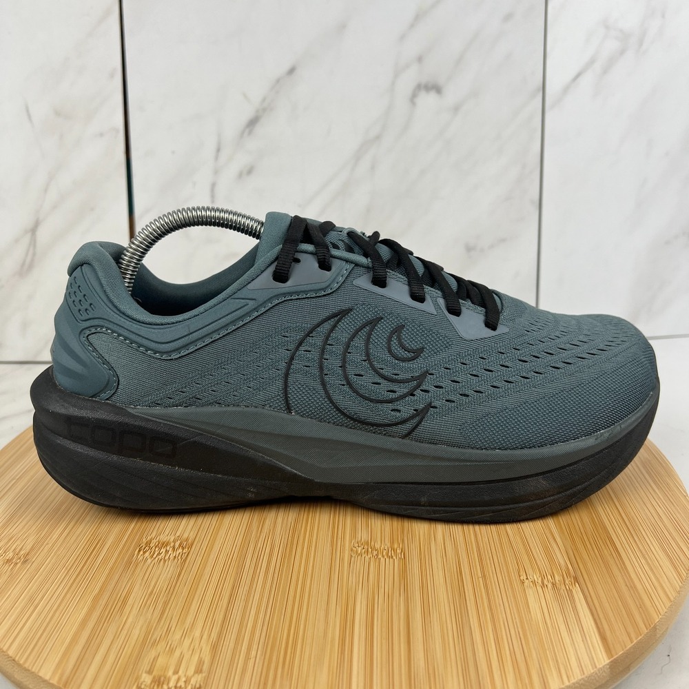 Topo Athletic Phantom 4 Mens Size 9.5 Stone Black Running Gym Sneakers Shoes